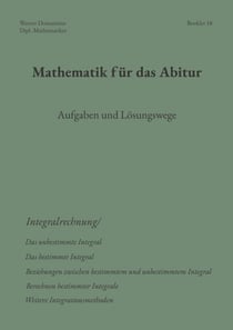 Mathematik für das Abitur - Booklet 18