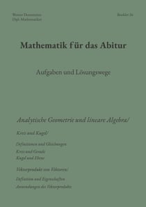Mathematik für das Abitur - Booklet 26