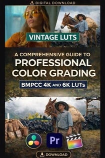 Cinematic Color Grading Guide + BMPCC 4K and 6K LUTs