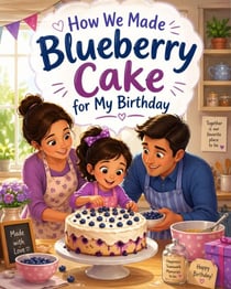 How We Made Blueberry Cake for My Birthday