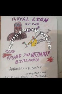 Royal Lion in the Fight with Crane Ultimate Birdman