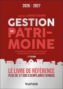 Gestion de patrimoine - 2026-2027 - Stratégies juridiques, fiscales, financières