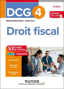 DCG 4 - Droit fiscal - Fiches Réforme 2026-2027