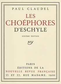 Les Choéphores d'Eschyle