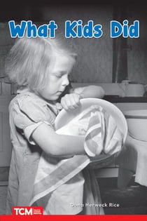 What Kids Did - Level 1: Book 28