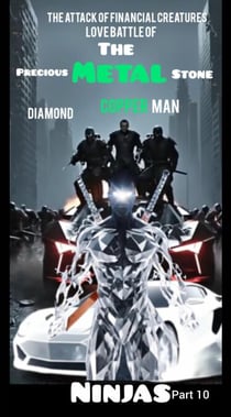 The Attack of Financial Creatures Love Battle of The Precious Metal Stone Ninjas part 10 Diamond Copper man - The Attack of Financial Creatures Love Battle of The Precious Metal Stone Ninjas Part 10