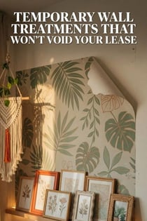 Temporary Wall Treatments That Won't Void Your Lease