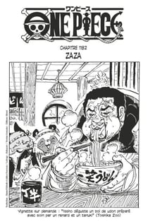 One Piece édition originale - Chapitre 1182 - Zaza
