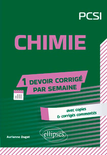 Chimie. PCSI
