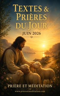 Textes & Prières du Jour - Juin 2026 - Évangile quotidien, méditations spirituelles et prières catholiques pour chaque jour du mois