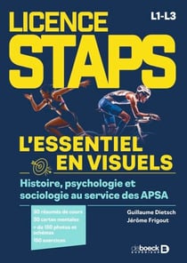 Licence STAPS – L’essentiel en visuels - Histoire, psychologie et sociologie au service des APSA