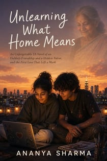 Unlearning What Home Means - A tender, voice-driven YA coming-of-age novel about cultural identity, first love, a secret artistic talent, the ache of fitting in, intergenerational love, and learning that home was never a place you had to escape