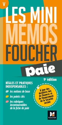 Les mini memos Foucher -  Paie - 9e édition - Révision