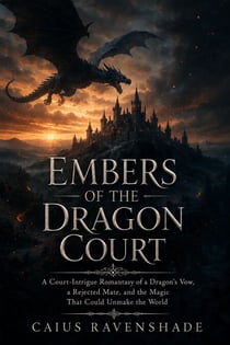 Embers of the Dragon Court - A Court-Intrigue Romantasy of a Dragon's Vow, a Rejected Mate, and the Magic That Could Unmake the World