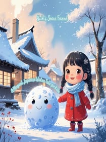 Yuki's Snow Friend