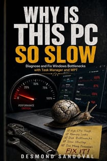 Why Is This PC So Slow - Diagnose and Fix Windows Bottlenecks with Task Manager and WPT