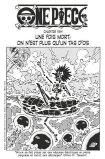 One Piece édition originale - Chapitre 1184 - Une fois mort, on n'est plus qu'un tas d'os