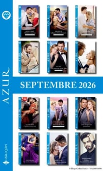 Pack mensuel Azur - 11 romans + 1 gratuit (Septembre 2026)