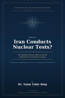 What If Iran Conducts Nuclear Tests?