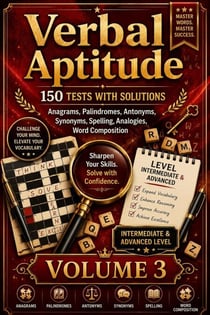 150 Tests with solutions Volume 3 - Verbal aptitude, #39