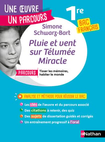 Analyse et étude de l'oeuvre - Pluie et vent sur Télumée Miracle, S.Schwarz-Bart - Réussir son BAC Français 1re 2027 - Parcours associé «Tisser les mémoires, habiter le monde » Une oeuvre, un parcours