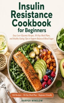 Insulin Resistance Cookbook for Beginners - Easy Low-Glycemic Recipes, 30-Day Meal Plans, and Healthy Eating Tips to Support Balanced Blood Sugar