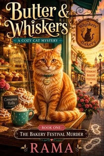 Butter & Whiskers: A Cozy Cat Mystery - Book One: The Bakery Festival Murder, #1