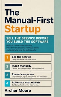 The Manual-First Startup: Sell the Service Before You Build the Software