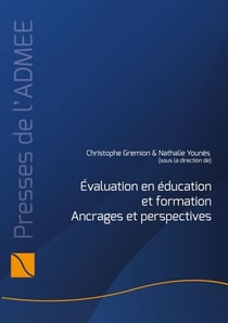 Évaluation en éducation et formation - Ancrages et perspectives