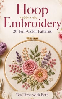Hoop Embroidery. 20 Full Color Patterns