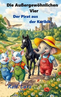 Die Außergewöhnlichen Vier und der Seeräuber aus der Karibik - Eine glückliche, spannende, von verschiedenen kleinen Abenteuern durchzogene Geschichte vierer Freunde.
