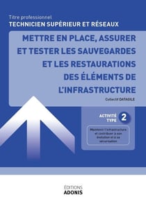 TITRE PROFESSIONNEL TECHNICIEN SUPÉRIEUR SYSTÈMES ET RÉSEAUX – AT2 Mettre en place, assurer et tester les sauvegardes et les restaurations des éléments de l’infrastructure - Ouvrage de cours – Titre professionnel Technicien supérieur systèmes et réseaux