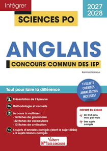 Sciences Po - Anglais - Concours commun des IEP 2027-2028 - Tout pour faire la différence