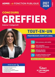 Concours Greffier 2027-2028 - Tout-en-un - Externe - Catégorie B