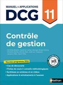 DCG 11 - Contrôle de gestion - Manuel &amp; Applications - Nouveau programme 2026 - EPUB