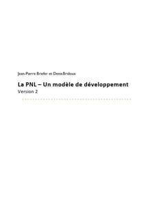 La PNL - Un modèle de développement - Version 2