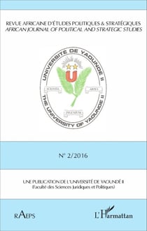 Revu africaine n°2 / 2016 d'études politiques & stratégiques
