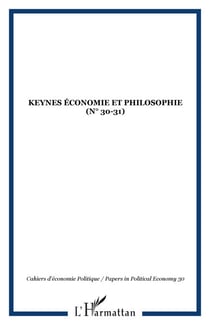 Keynes économie et philosophie (n° 30-31)