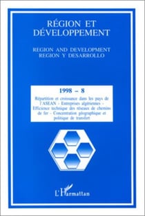 RÉGION ET DÉVELOPPEMENT N° 8