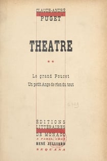 Théâtre (2) - Le Grand Poucet, conte en 3 actes. Suivi de Un petit ange de rien du tout, comédie féerique en 3 actes