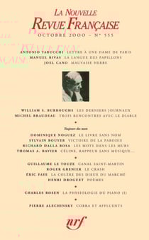 La Nouvelle Revue Française N° 555