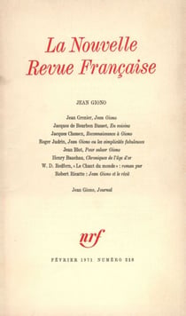 Jean Giono N° 218