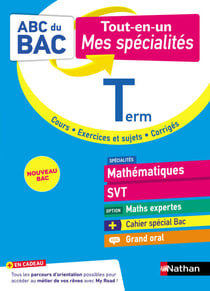 ABC Tout en un Mes spécialités Tle - Maths, SVT, Maths expertes, Grand Oral - Bac 2026 - Spécialités Terminale + Cahier spécial Bac - Cours, exercices et sujets, corrigés - EPUB