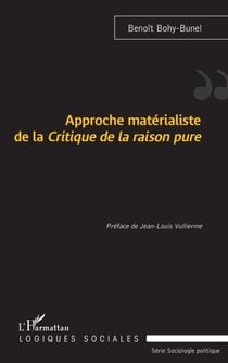 Approche matérialiste de la <em>Critique de la raison pure</em>