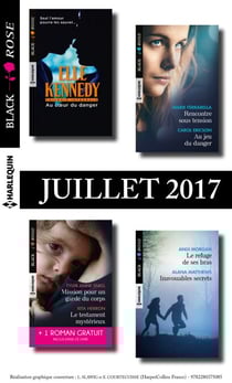 9 romans Black Rose + 1 gratuit (n°436 à 439 - Juillet 2017) - 1 livre acheté = des cadeaux à gagner