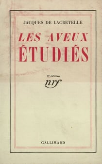 Les Aveux étudiés
