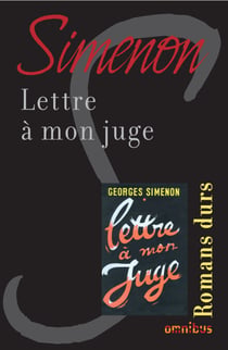 LETTRE A MON JUGE - Romans durs