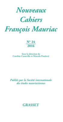 Nouveaux cahiers François Mauriac n°24