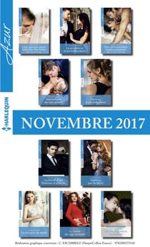 10 romans Azur + 1 gratuit (n°3885 à 3894-Novembre 2017)