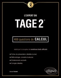 L'Expert du Tage 2® - 400 questions de calcul